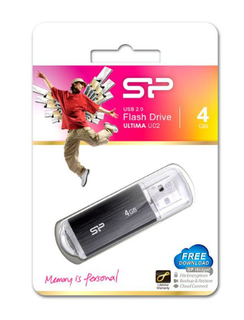 Silicon Power Ultima U02 USB 2.0 Chiavetta USB Nera
