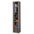Libreria 6 Vani 44x36x217cm Rovere Tartufo LB4802