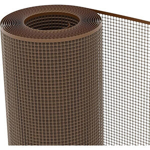 Rete Per Balconi Maglia 10x10mm PLT 250g/mq 1x50M Marrone