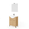 Mobile Bagno Rubino 2 Ante 65 Rovere Naturale
