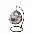 Poltrona Sospesa Acciaio Polyrattan 195x105cm Luna