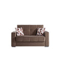 Divano 2 Posti Alba Cappuccino con Cassettone 158x85x92 cm