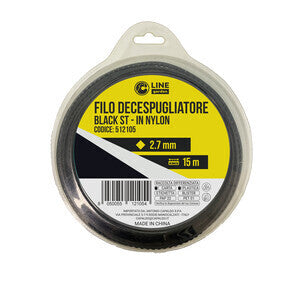 Filo Decespugliatore Quad Seghett Black-St 2.7Mm X 15M