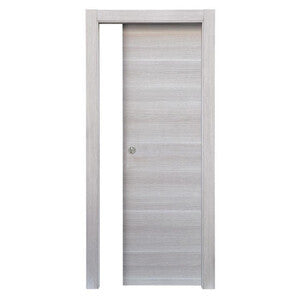 Porta Microtec Scorrevole Rovere Grigio 60x210