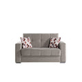 Divano 2 Posti Alba Ecru con Cassettone 158x85x92 cm