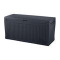 Cassapanca Keter Comfy Effetto Legno 270L Grafite