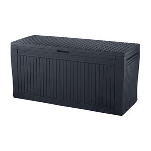 Cassapanca Keter Comfy Effetto Legno 270L Grafite