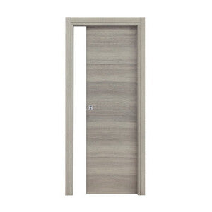 Microtec Porta Scorrevole Interno Muro Rovere Grigio 70x210 cm
