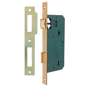 Patent Serratura Q.8/90 Ottonata 45mm Piastra Rettangolare
