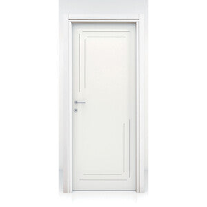Porta 2L 70x210 Laccata Bianca Anta Pantografata Telaio MDF