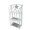Scaffale 3 Ripiani 60X28X127 Cm Azzurro Chiaro Epoque