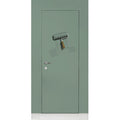 Porta A Filo Muro Da Tinteggiare 90x210 Cm Telaio Alluminio Cerniere A Scomparsa