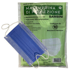 Mascherina Chirurgica Bambino 10 Pz