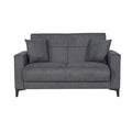 Divano 2 Posti Bravo Grigio con Cassettone 152x87x90 cm