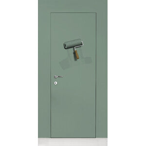 Porta a Filo Muro da Tinteggiare 80x210 cm Reversibile