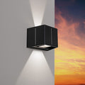 Applique LED Up&Down Solare Quad 3,3W 4000K Nero