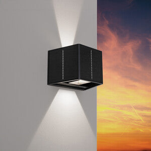 Applique LED Up&Down Solare Quad 3,3W 4000K Nero