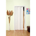 Porta a Soffietto Maya 83x214 cm Bianco Frassino PVC