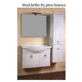 Mobile Bagno Brillo 85 Sospeso Pino Bianco