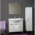 Mobile Bagno Claudia 2 Ante 3 Cassetti 85 Bianco Portuna