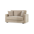 Divano 2 Posti Nora Beige con Cassettone 155x80x87 cm