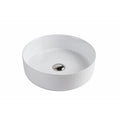 Lavabo da Appoggio Ceramica Bianco 36x36x12cm On Board