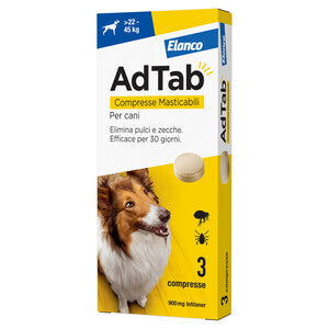 Adtab Compresse Masticabili P/Cani 22-45 Kg