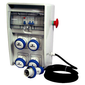 FME Quadro 4P CE 220V IP65 con Pulsante Emergenza Art. 74.324