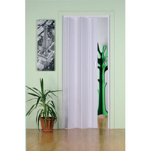 Porta a Soffietto Monica 83x214 cm Bianco PVC