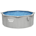 Piscina in Metallo Ø 366x122 cm con Pompa Hydrium 56574