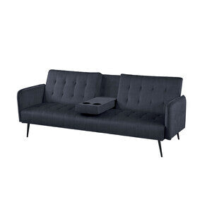 Divano Prontoletto Modern 3 Posti Grigio Scuro
