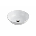 Lavabo da Appoggio Ceramica Bianco 40x40x15cm On Board