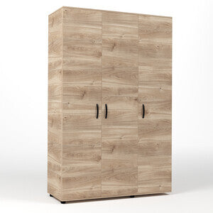 Armadio 3 Ante Rovere Miele 120x52x205 cm