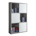 Libreria Pratico 120x36x195cm Cemento LB0747