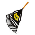 Scopa Australian in Resina 25 Denti 64x55 cm con Manico Fibra di Vetro 130 cm