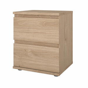 Kit Comodino Nova 2 Cassetti Rovere 40x34x48,2 cm