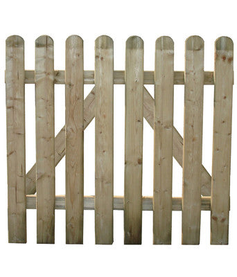 Cancello Per Steccato Polly 100x100 Cm Pino Impregnato