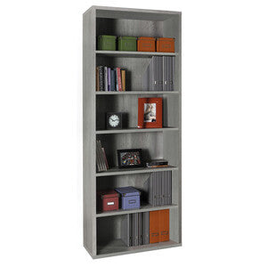 Libreria Pratico 81,6x35,7x217cm Cemento LB4801