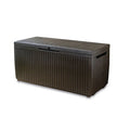 Cassapanca Keter Springwood Effetto Legno 305L Brown