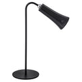 Lampada Led Ricaricabile Da Tavolo Alice Nero