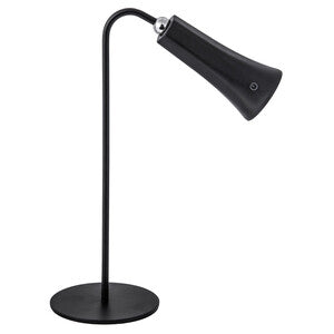 Lampada Led Ricaricabile Da Tavolo Alice Nero