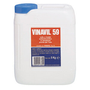 Vinavil 59 Adesivo Vinilico Professionale per Legno e Laminati 5kg
