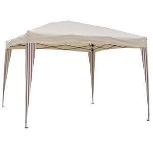 Gazebo Izimir Rapid 3x3m Beige Pop-Up Fisarmonica