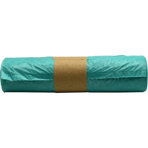 Sacchi Nettezza Urbana Rotolo 50x60cm Verde 15 Pezzi 20 Rotoli
