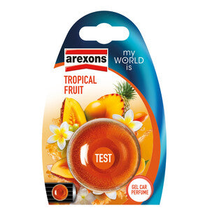 Arexons Profumatore Auto My World Is Tropical Fruit Gel 9g