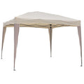 Gazebo Izimir Rapid 3x3m Beige Pop-Up Fisarmonica