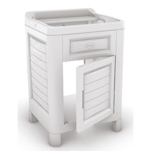 Lavatoio Mobiletto Artù 51x60xH89 cm Ghiaccio