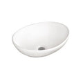 Lavabo da Appoggio Ceramica Bianco 41x34x14,5cm On Board