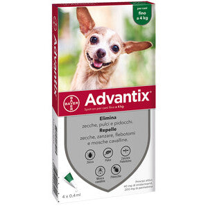 Advantix Spot On 4 Pipette Cani 0-4 Kg