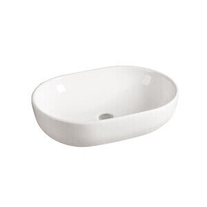 Lavabo da Appoggio Ceramica Bianco 49x36x14cm On Board